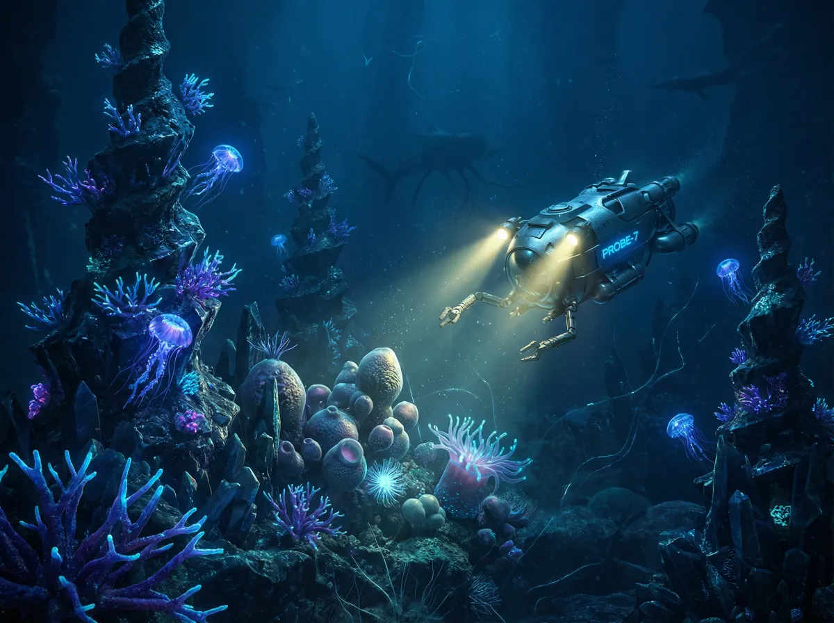 深海海沟探测器搜索 - 他忘了蛇是有两根